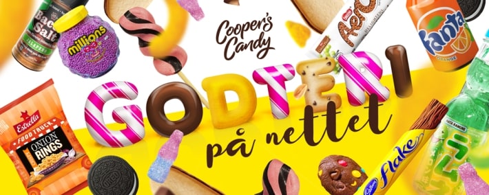 Bestill godteri på nett fra Sverige hos Coopers Candy